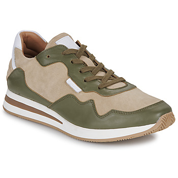 Schoenen Heren Lage sneakers Pellet SENNA Mix / Cuir / Kaki