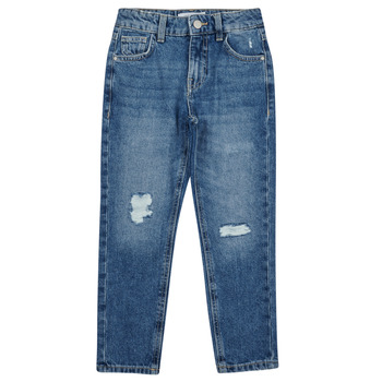 Textiel Meisjes Mom jeans Name it NKFROSE HW MOM AN JEANS Blauw / Medium