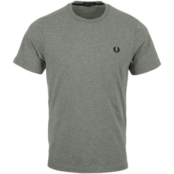 Textiel Heren T-shirts korte mouwen Fred Perry Crew Neck Tee Shirt Grijs