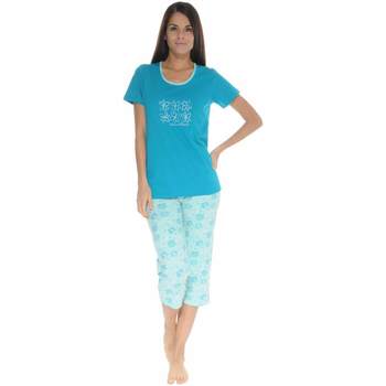 Textiel Dames Pyjama's / nachthemden Christian Cane MADELINE Blauw