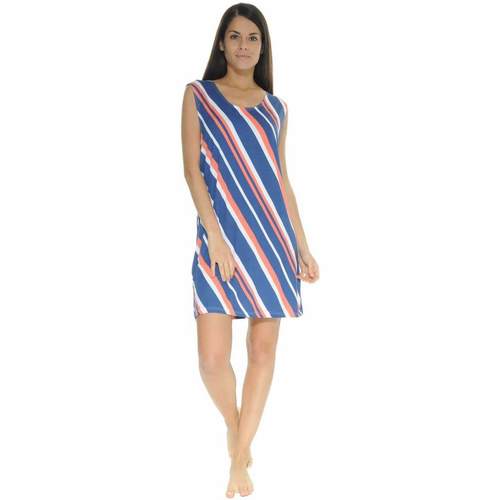 Textiel Dames Pyjama's / nachthemden Christian Cane MAIA Blauw