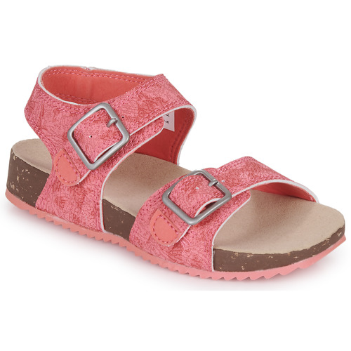 Schoenen Meisjes Sandalen / Open schoenen Timberland CASTLE ISLAND 2 STRAP Roze / Brown