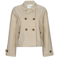 Textiel Dames Trenchcoats Only ONLAPRIL SHORT TRENCHCOAT CC Beige