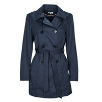 Textiel Dames Trenchcoats Only ONLVALERIE TRENCHCOAT Marine