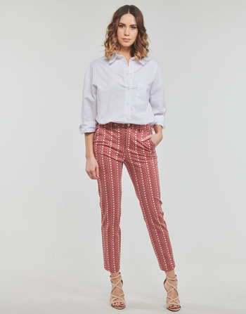 Textiel Dames 5 zakken broeken Liu Jo PANT CHINO Rood