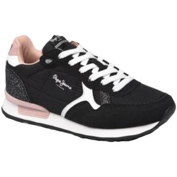 Schoenen Meisjes Lage sneakers Pepe jeans  Zwart