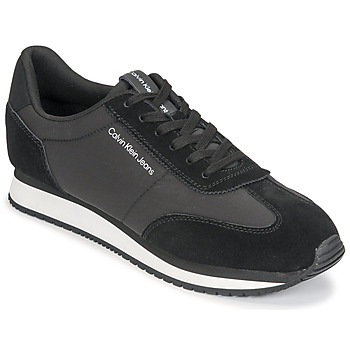 Schoenen Heren Lage sneakers Calvin Klein Jeans RETRO RUNNER WINGTIP MIX Zwart