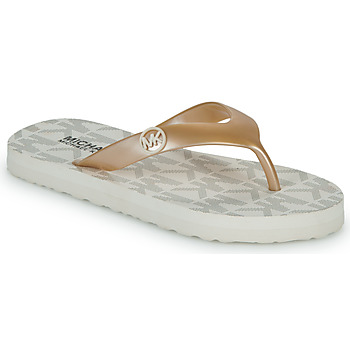 Schoenen Meisjes Slippers MICHAEL Michael Kors ENDINE STRIPE Beige / Goud