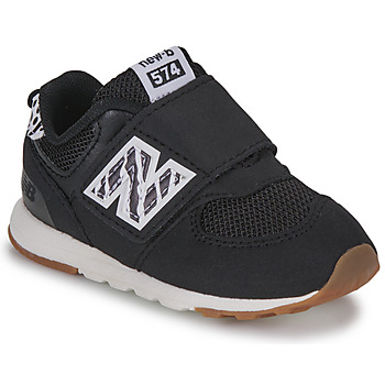 Schoenen Meisjes Lage sneakers New Balance 574 Zwart / Zebra