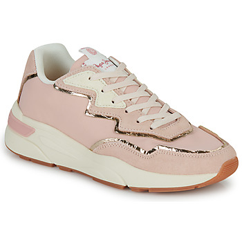 Schoenen Dames Lage sneakers Pepe jeans ARROW LIGHT Roze