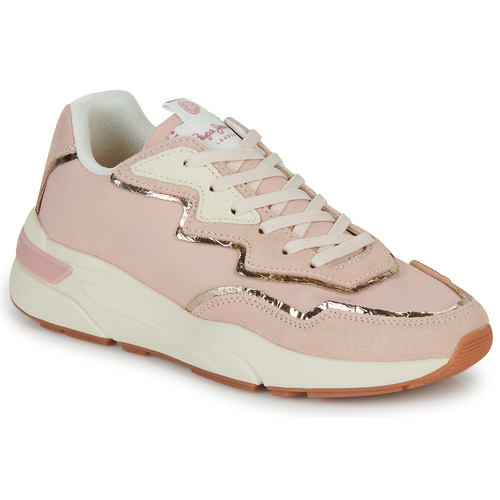 Schoenen Dames Lage sneakers Pepe jeans ARROW LIGHT Roze