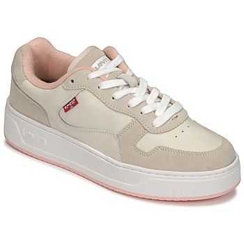 Schoenen Dames Lage sneakers Levi's GLIDE S Beige / Roze