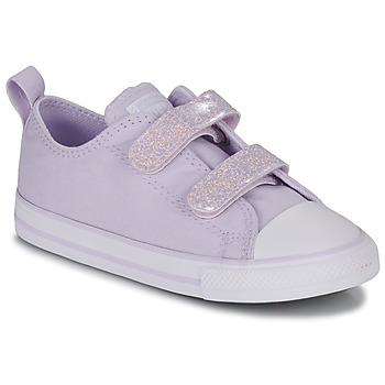 Schoenen Kinderen Lage sneakers Converse CHUCK TAYLOR ALL STAR 2V EASY-ON GLITTER OX Violet