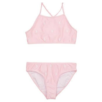 Textiel Meisjes Zwembroeken/ Zwemshorts Polo Ralph Lauren AOPP 2 PC-SWIMWEAR-2 PC SWIM Roze