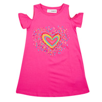 Textiel Meisjes Korte jurken Desigual VEST_BLOOM Roze