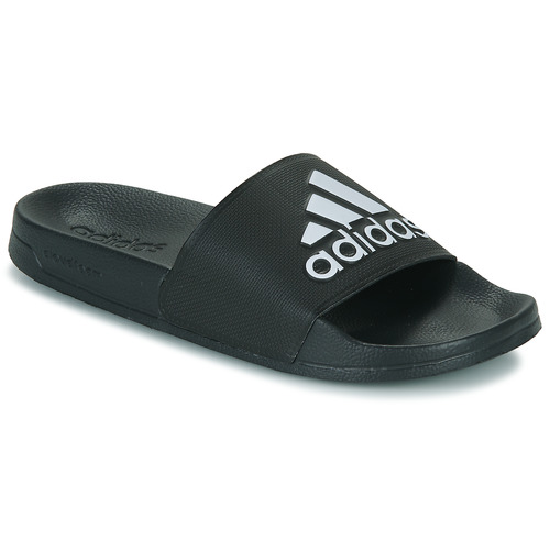 Schoenen Slippers adidas Performance ADILETTE SHOWER Zwart / Wit