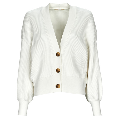 Textiel Dames Vesten / Cardigans Esprit cardigan Wit