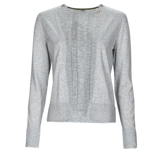 Textiel Dames Vesten / Cardigans Esprit cardigan open Grijs