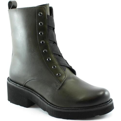 Schoenen Dames Enkellaarzen Melluso MEL-I22-034310-BO Groen