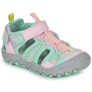 Schoenen Meisjes Outdoorsandalen Gioseppo CHARTEVES Roze / Groen