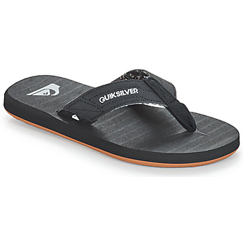 Schoenen Jongens Slippers Quiksilver CARVER SWITCH YOUTH Zwart