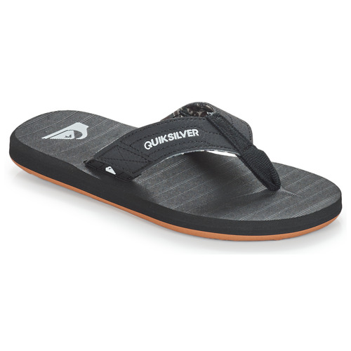 Schoenen Jongens Slippers Quiksilver CARVER SWITCH YOUTH Zwart