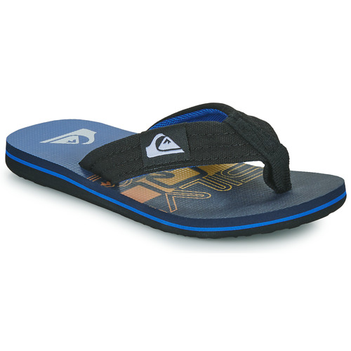 Schoenen Jongens Slippers Quiksilver MOLOKAI LAYBACK II  YOUTH Blauw