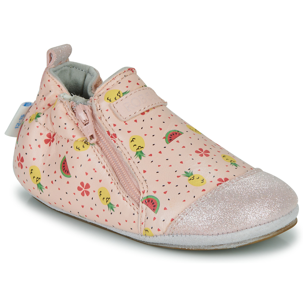 Schoenen Meisjes Babyslofjes Robeez FRUITY DAY Roze