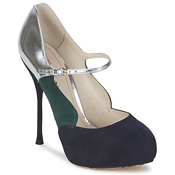 Schoenen Dames pumps John Galliano AO2179 Zwart / Grijs