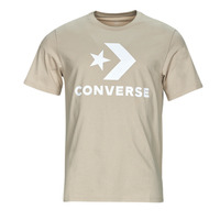 Textiel T-shirts korte mouwen Converse GO-TO STAR CHEVRON LOGO Beige