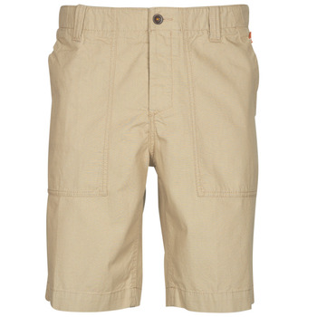 Textiel Heren Korte broeken / Bermuda's Timberland Work For The Future - ROC Fatigue Short Straight Beige