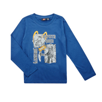 Textiel Jongens T-shirts met lange mouwen LEGO Wear  LWTAYLOR 703 - T-SHIRT L/S Marine