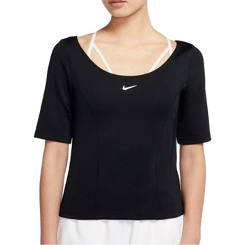 Textiel Dames T-shirts & Polo’s Nike  Zwart