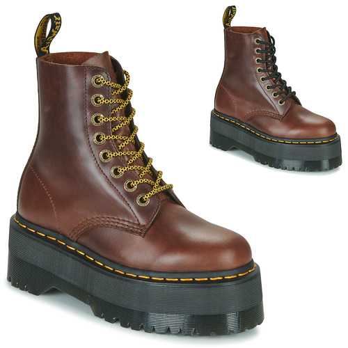 Schoenen Dames Laarzen Dr. Martens 1460 Pascal Max Brown