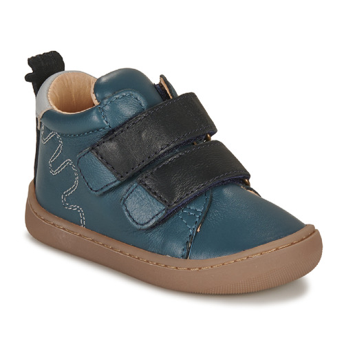 Schoenen Kinderen Hoge sneakers Easy Peasy MY FLEXOO VELCRO Blauw