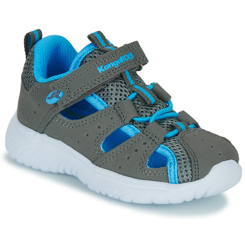 Schoenen Jongens Outdoorsandalen Kangaroos KI-Rock Lite EV Grijs / Blauw