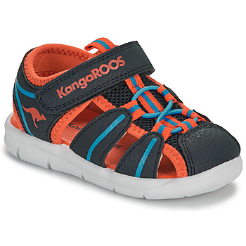 Schoenen Jongens Outdoorsandalen Kangaroos K-Grobi Marine / Orange