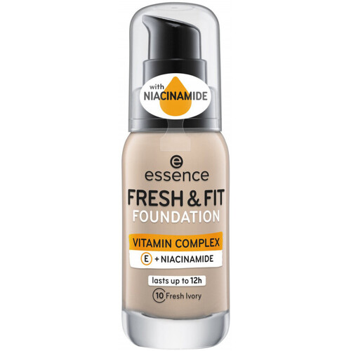 schoonheid Dames Foundations en Concealers Essence Fresh & Fit Vitamin Complex Foundation Beige