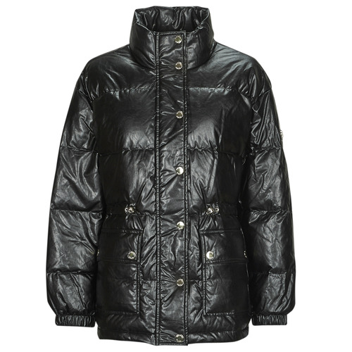 Textiel Dames Dons gevoerde jassen MICHAEL Michael Kors FUNNEL NK MDWGHT PUFFER Zwart