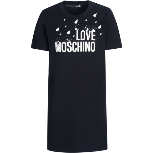 Textiel Dames Jurken Love Moschino W5A0217M3876 Zwart