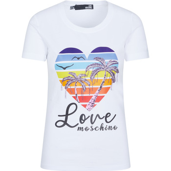 Textiel Dames Mouwloze tops Love Moschino W4H1908E1951 Wit