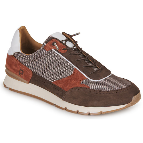 Schoenen Heren Lage sneakers Pellet MILOU Mix / Chocolade