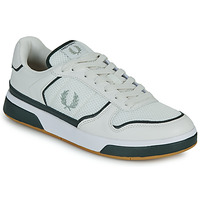 Schoenen Heren Lage sneakers Fred Perry B300 LEATHER/MESH Wit / Zwart