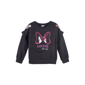 Textiel Meisjes Sweaters / Sweatshirts TEAM HEROES  SWEAT MINNIE MOUSE Zwart