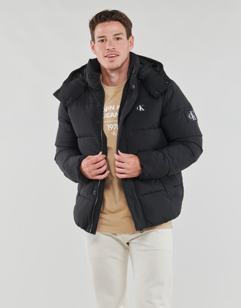 Textiel Heren Dons gevoerde jassen Calvin Klein Jeans ESSENTIALS NON DOWN JACKET Zwart