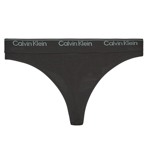 Ondergoed Dames Strings Calvin Klein Jeans THONG Zwart