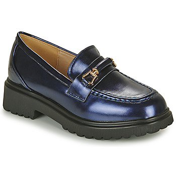 Schoenen Dames Mocassins Moony Mood NEW09 Blauw