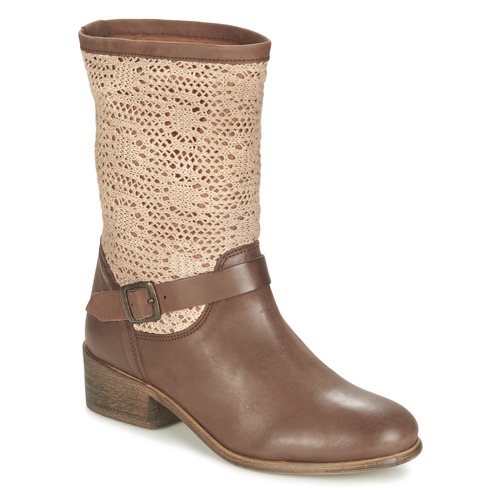 Schoenen Dames Laarzen Betty London CASTAGNO Brown