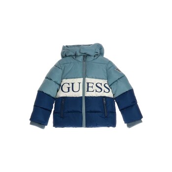 Textiel Kinderen Dons gevoerde jassen Guess N3BL02 Grijs / Wit