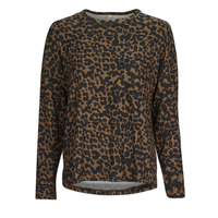 Textiel Dames Tops / Blousjes Only ONLANA L/S AOP TOP CC JRS Brown